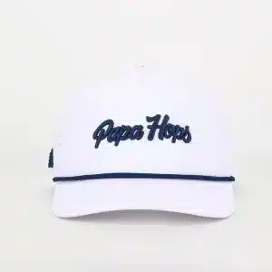 Papa Hops White Rope Hat