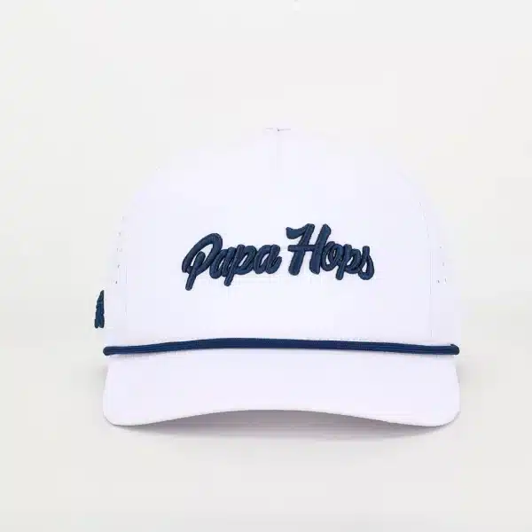88D885FF-6D72-4CBA-A5A3-B59B93C93B23 Papa Hops White Rope Hat