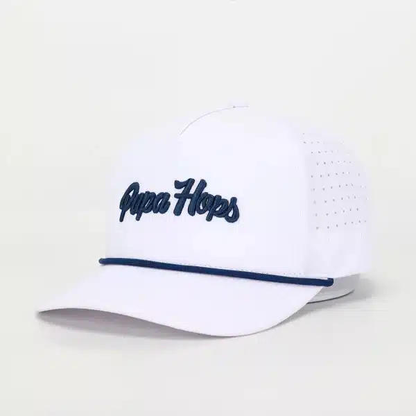 Papa Hops White Rope Hat - Image 4